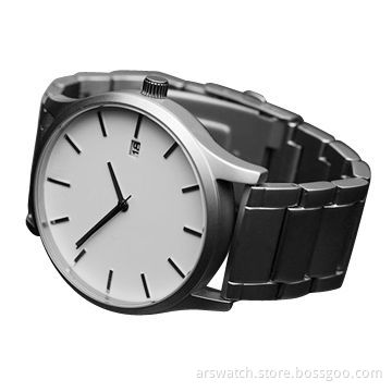 Promotional watches with alloy case PU leather strap cheap prices